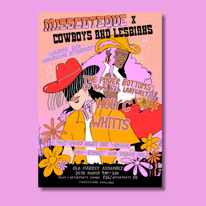 Misscoteque x Cowboys and Lesbians at The Old Market Assembly