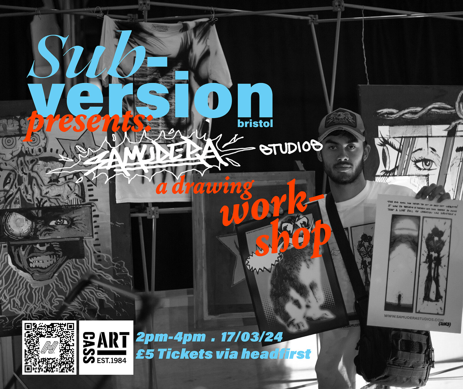Subversion Bristol presents: A drawing workshop at Cass Art Bristol