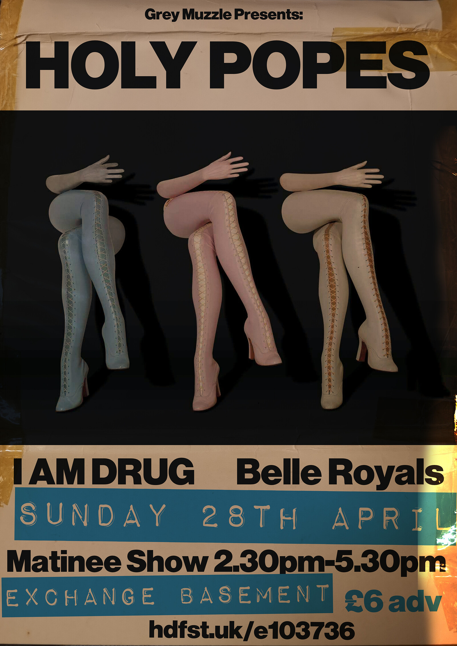 Holy Popes + I Am Drug + Belle Royals at The Golden Lion