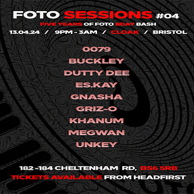 Foto Sessions #04 at Cloak