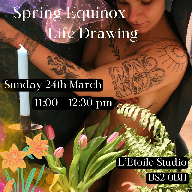 Spiritual Life Drawing ~ Spring Equinox ✨ at L’Étoile Studio