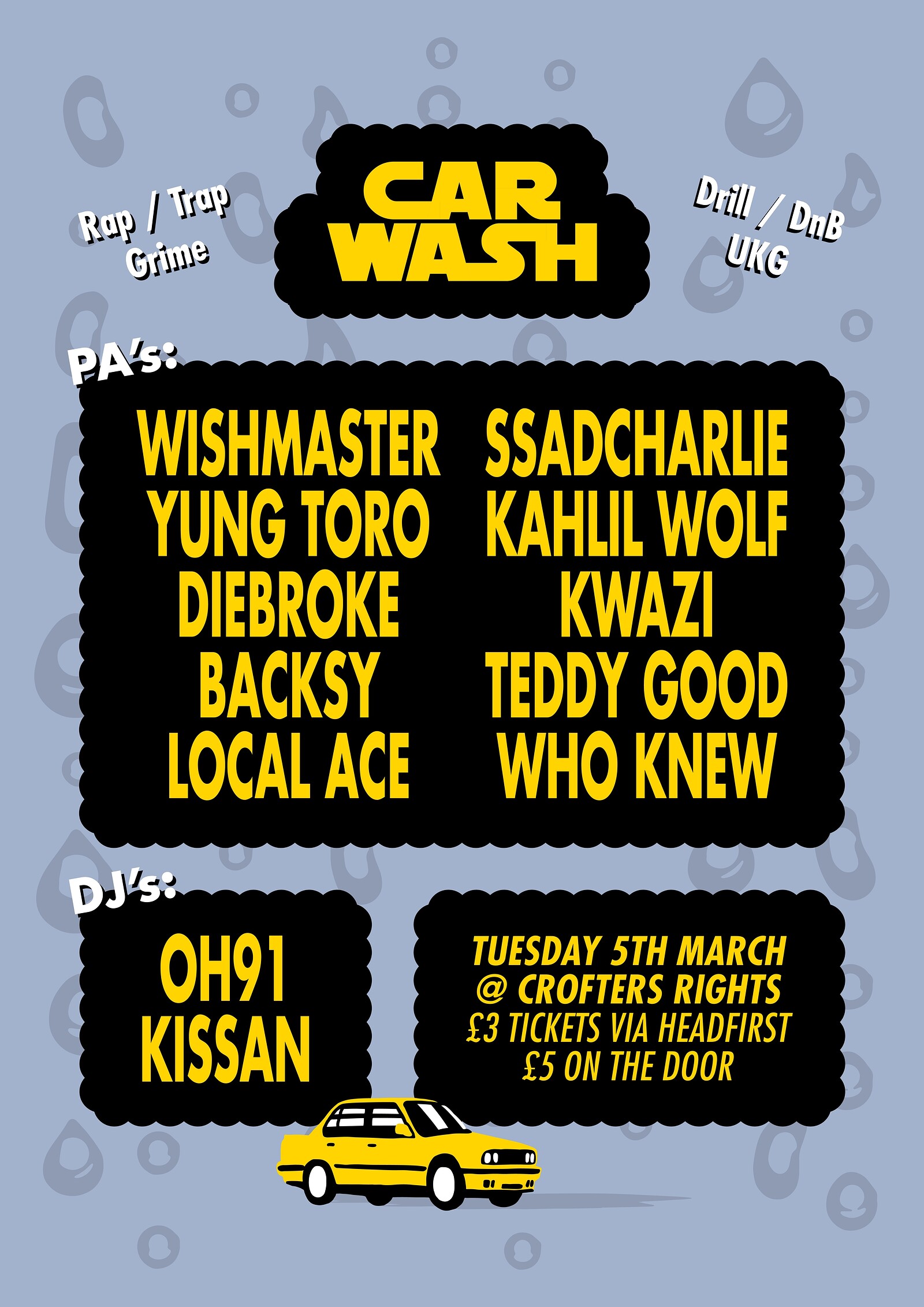 The Car Wash at Crofters Rights