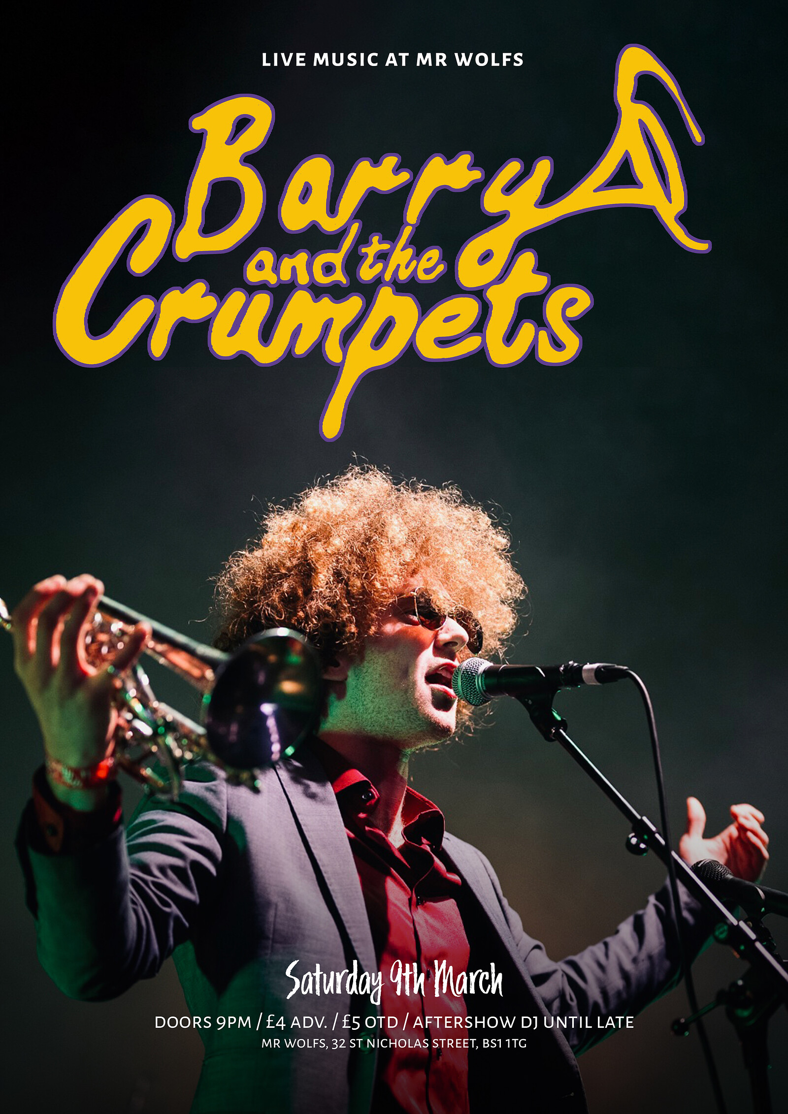 Barry & The Crumpets + Emily Magpie at Mr Wolfs