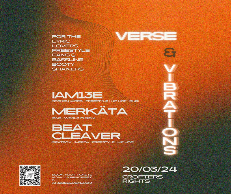 Verse & Vibrations at Crofters Rights