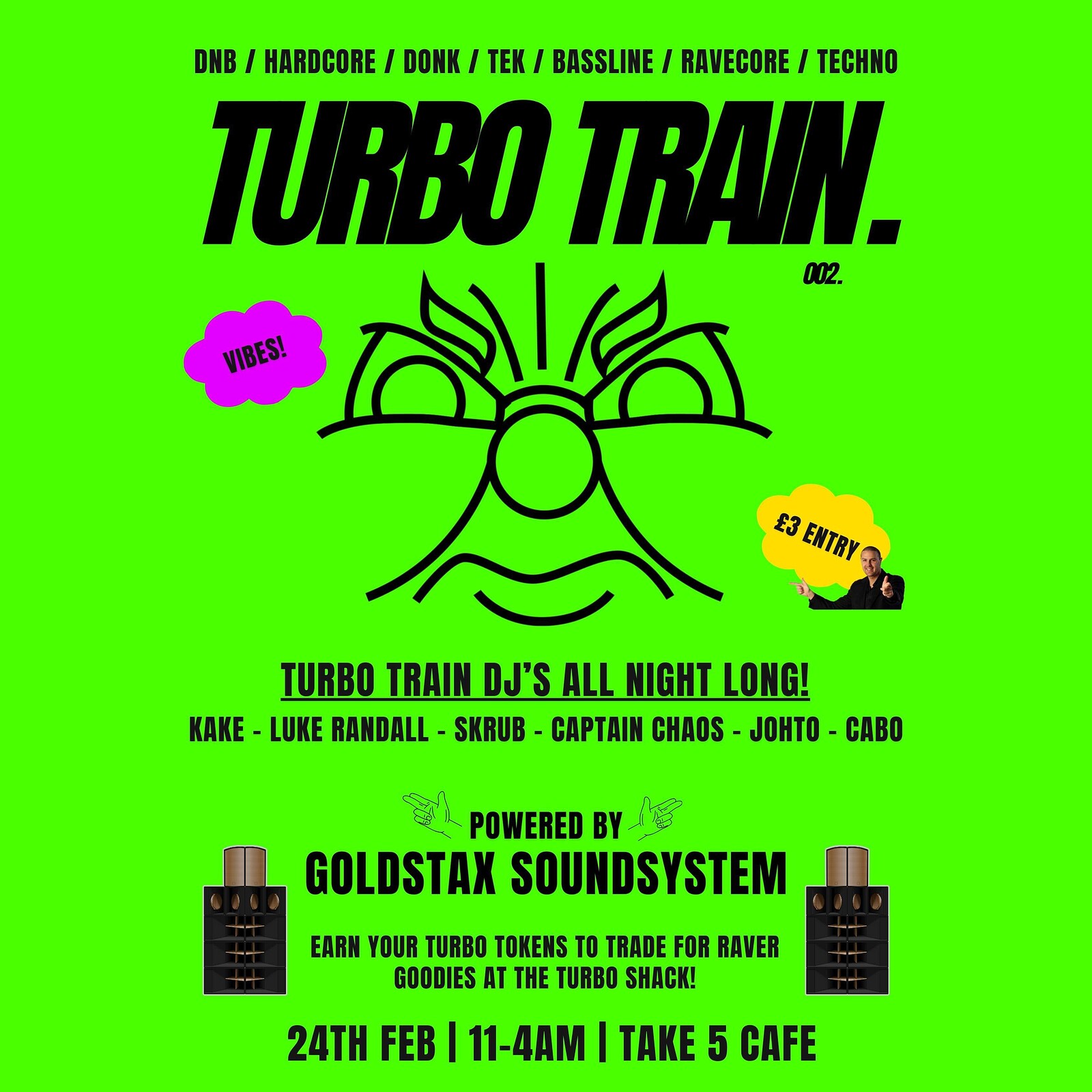 TURBO TRAIN at Take Five Cafe