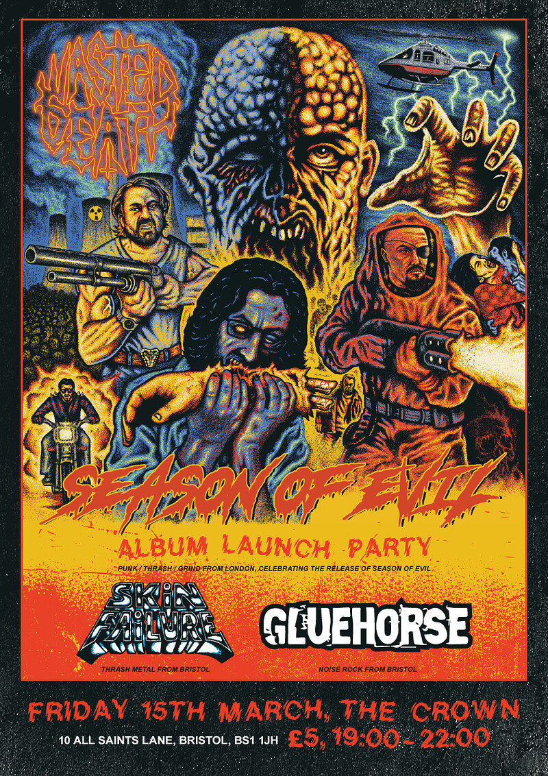 WASTED DEATH ALBUM LAUNCH PARTY at The Crown