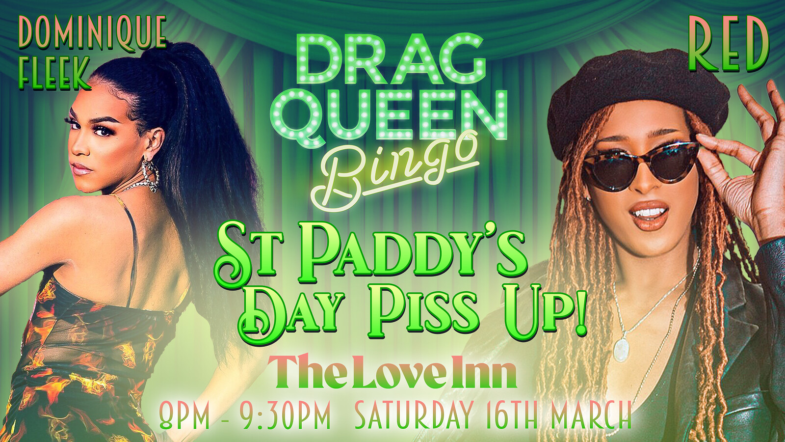 Drag Queen Bingo: St Paddy's Day Piss Up at The Love Inn