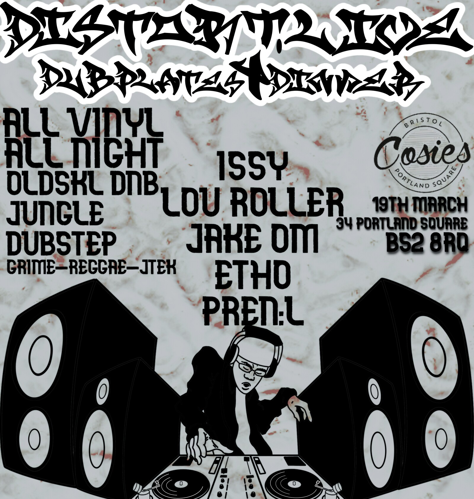 Distort.: Duplates4Dinner at Cosies