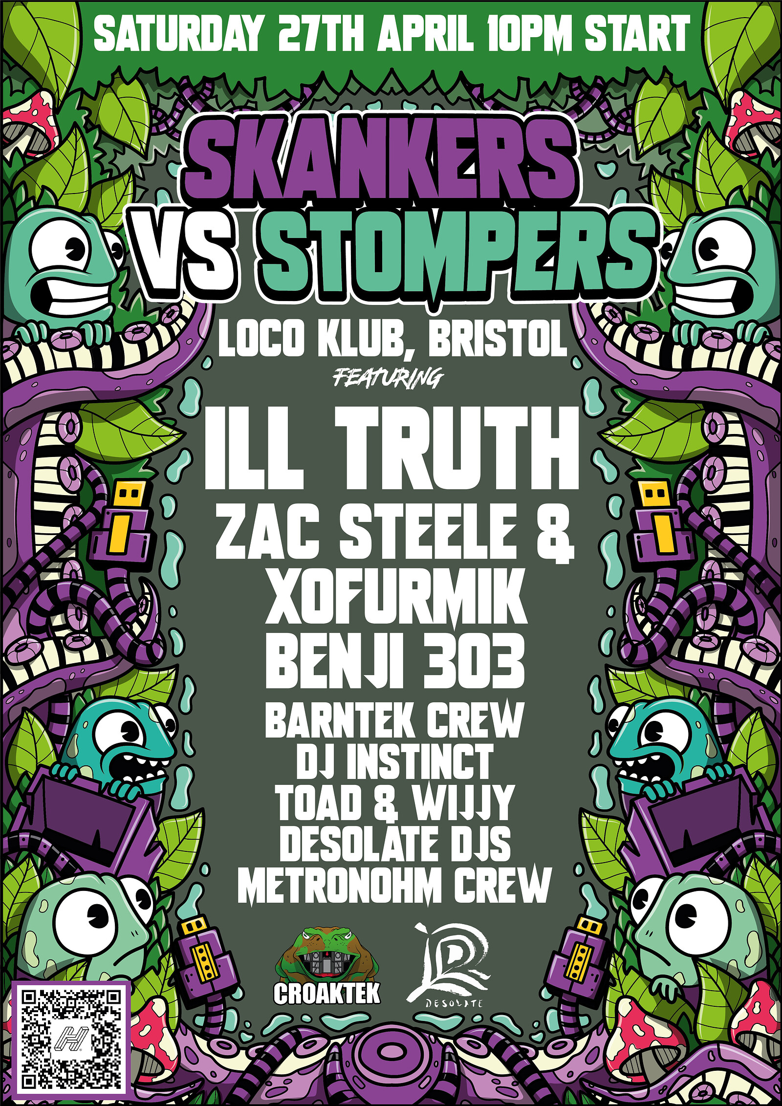 SKANKER VS STOMPERS at Loco Klub