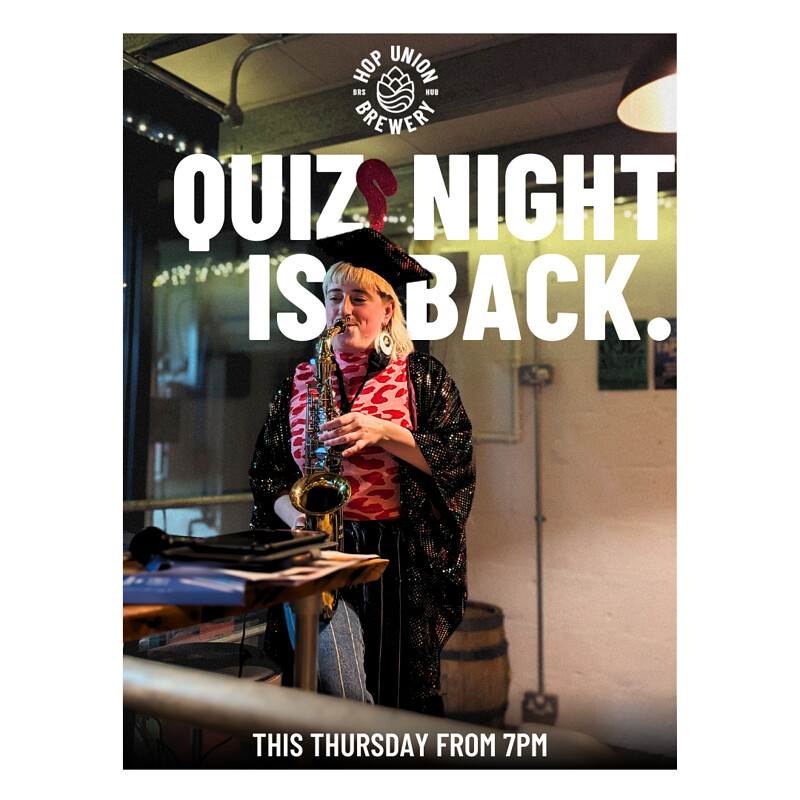 QUIZ + PIZZA NIGHT at Hop Union Brewery