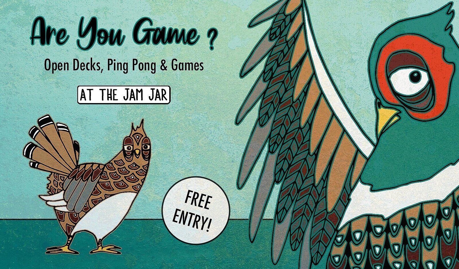 Are You Game? at The Jam Jar