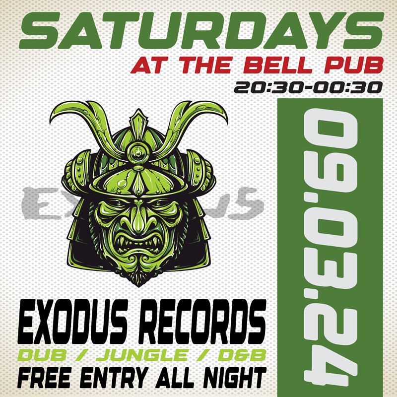 Rubba Dub Riddims Presents: Exodus at The Bell Pub