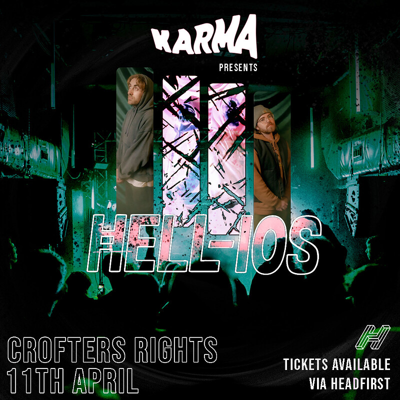 HELL-IOS plus Special Guests at Crofters Rights