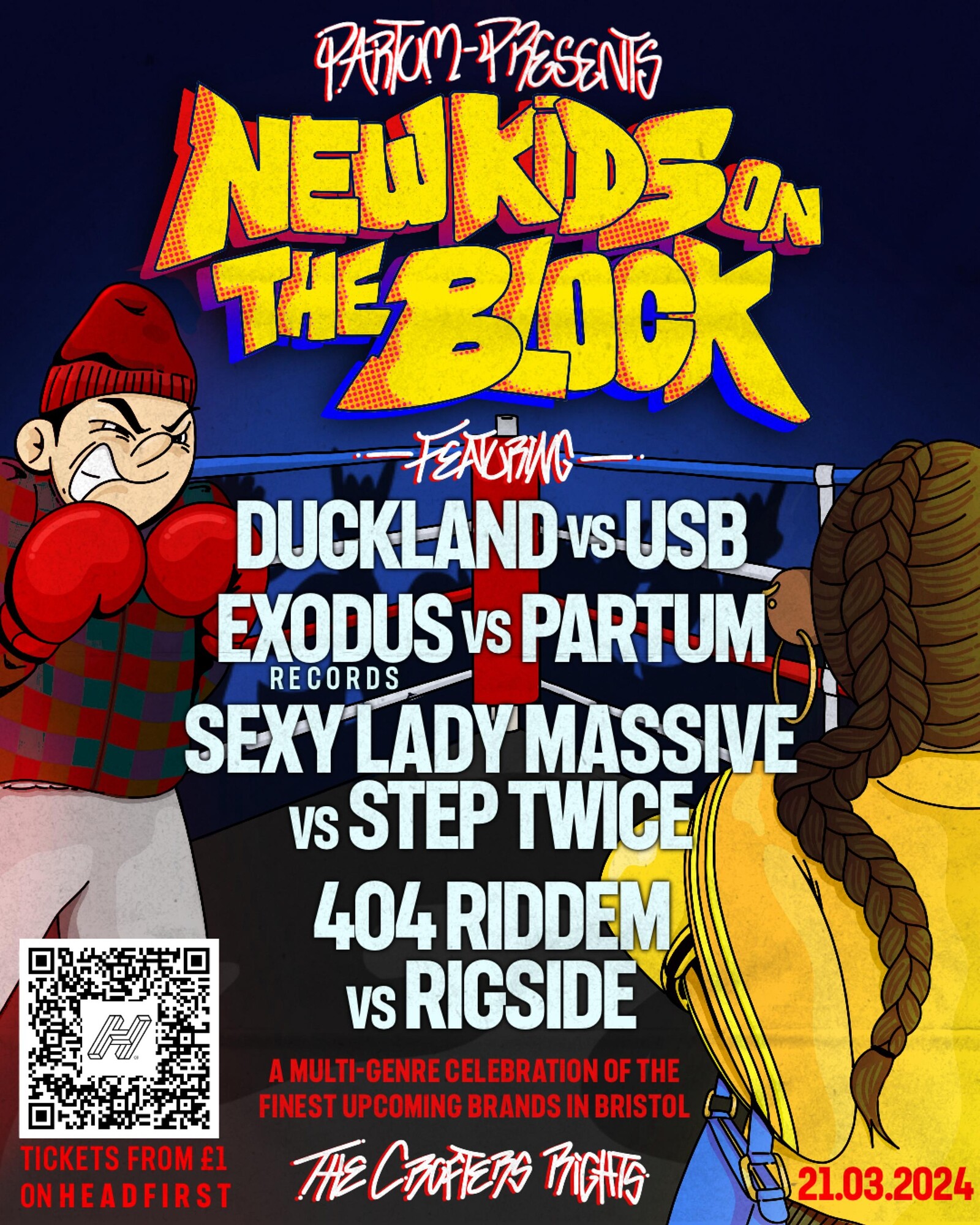 PARTUM PRESENTS NEW KIDS ON THE BLOCK at Crofters Rights