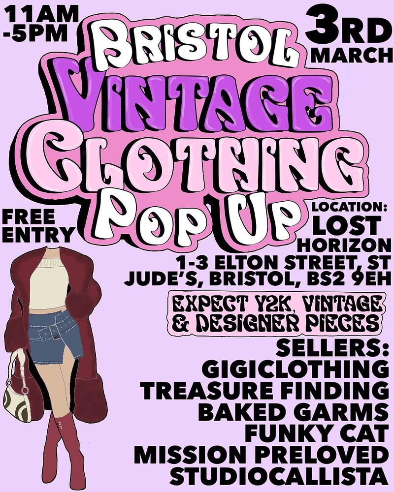 Bristol Vintage Clothing Pop Up at Lost Horizon