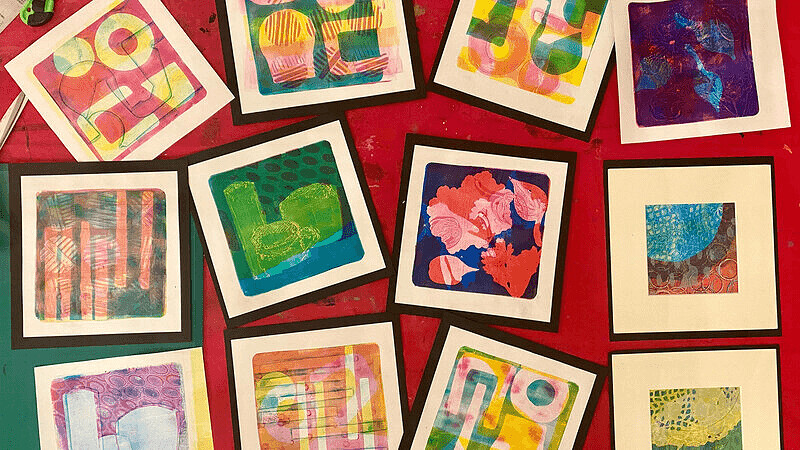Monoprinting with Gelliplates at Prior Shop at Prior Shop, Cabot Circus