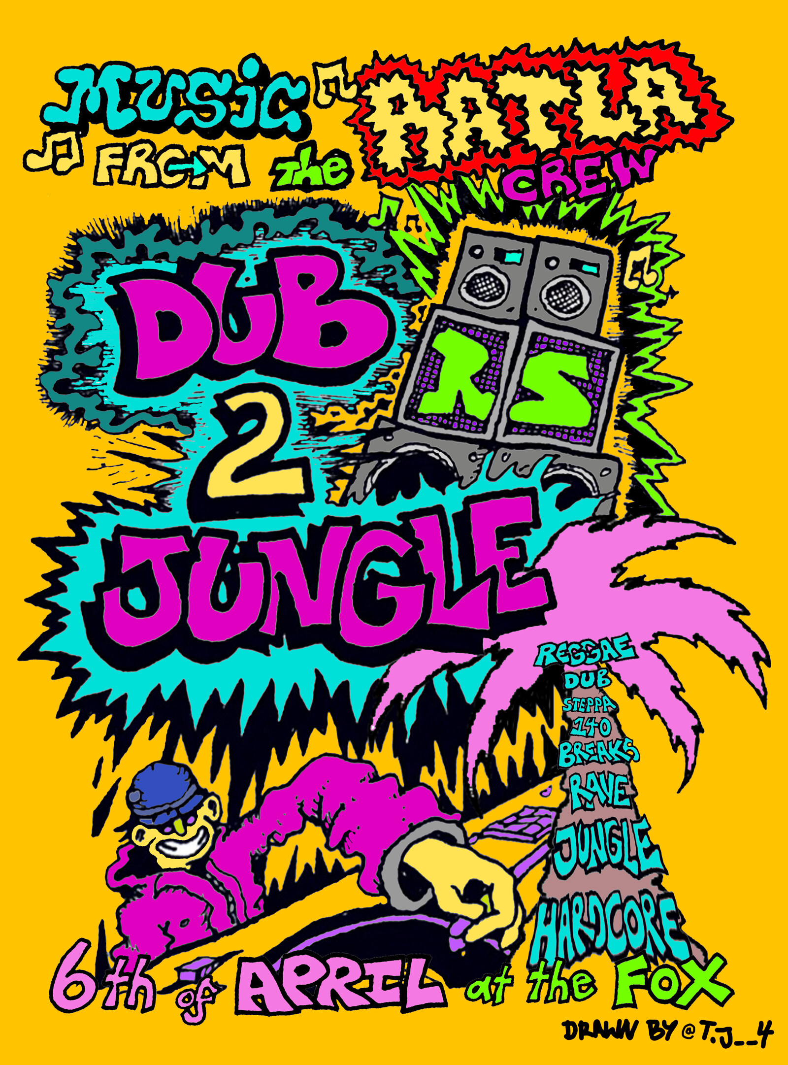 DUB 2 JUNGLE - RATLA SOUNDS at The Fox