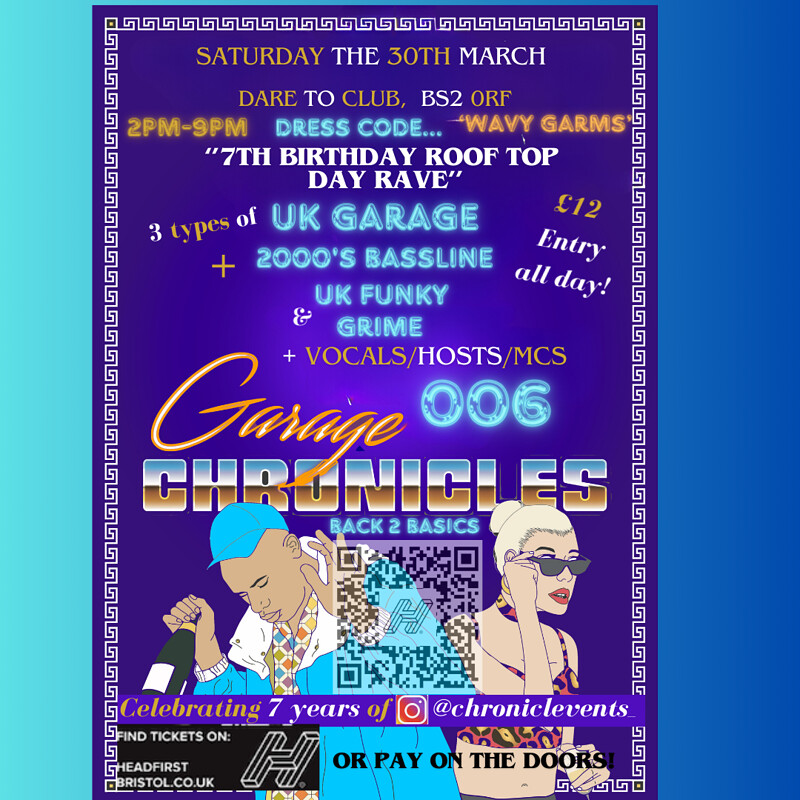 Garage Chronicles 7th Birthday Roof Top Rave at Dare to Club