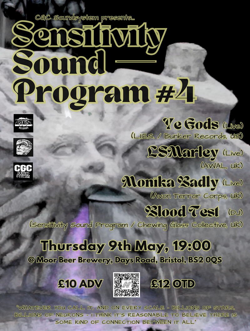 SSP4 w Ye Gods, LSMarley, Monika Badly & BloodTest at Moor Beer Co