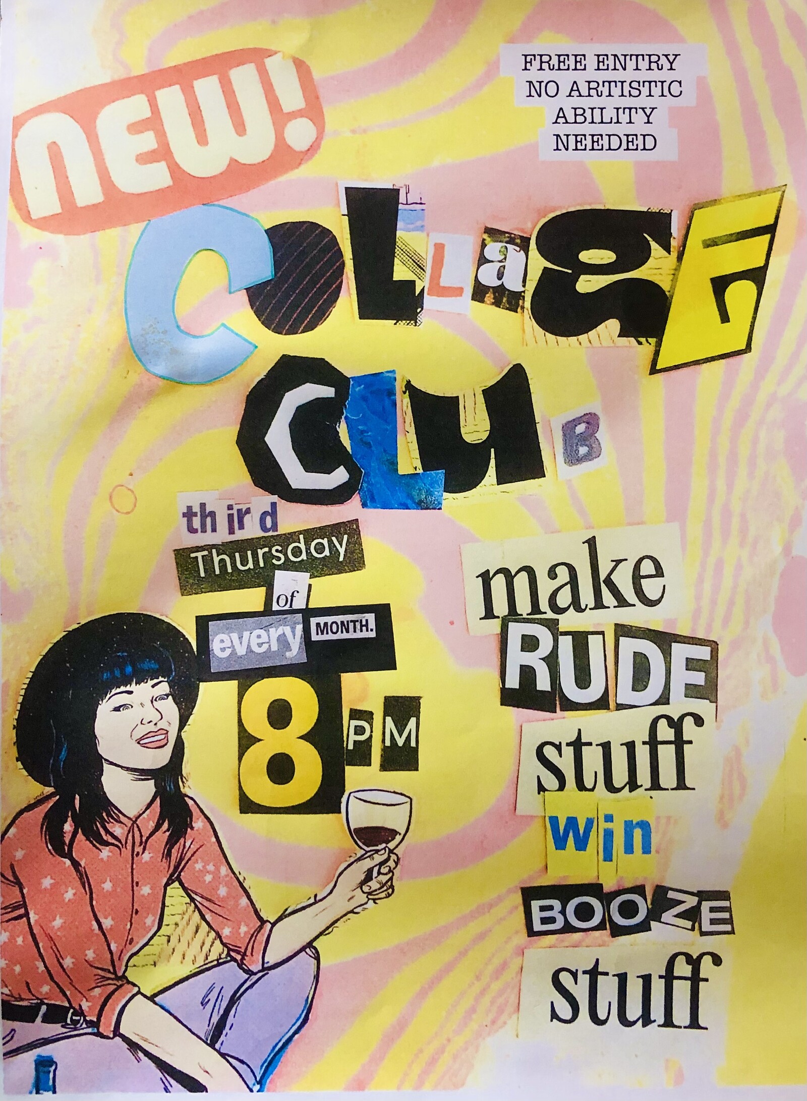 Rude Collage Club at The Greenbank, Easton