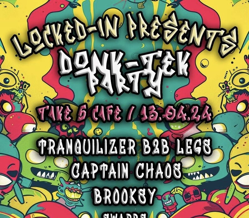 Donk-Tek party at Take Five Cafe