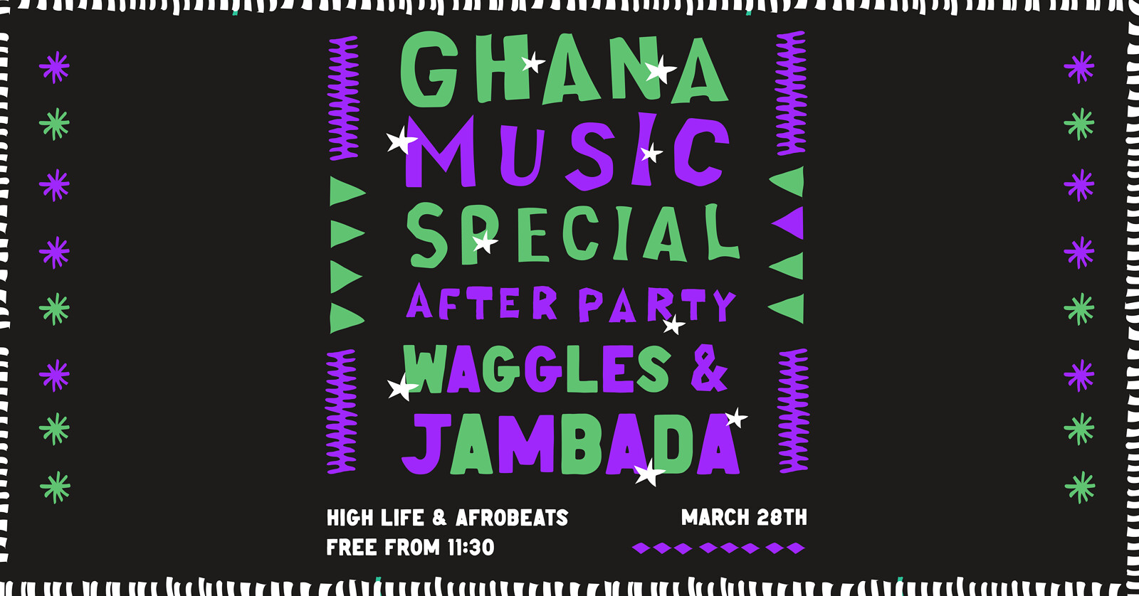 Ghana Music Special Afterparty: Waggles + Jambada at The Jam Jar
