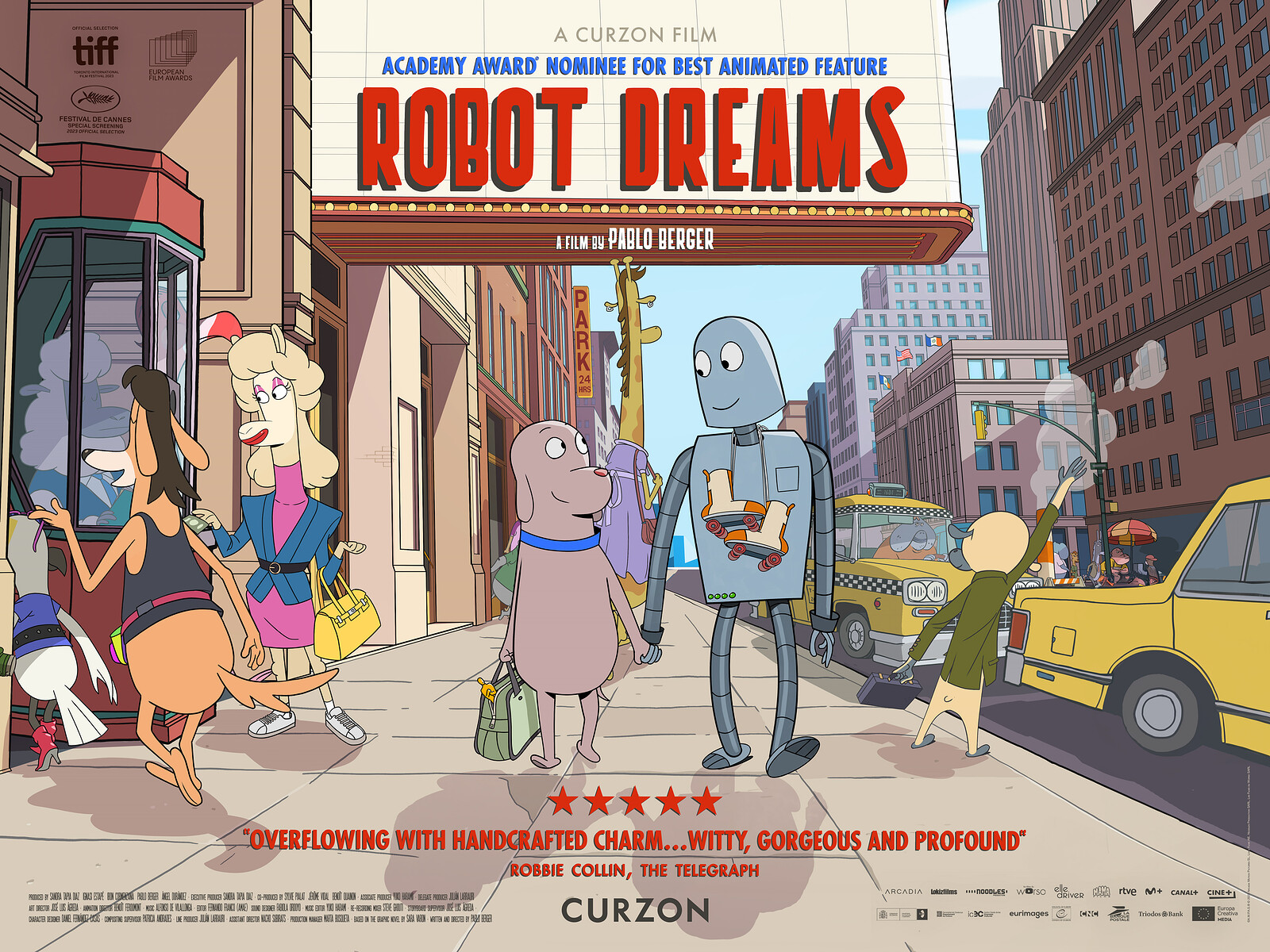 Robot Dreams  8pm at The Cube