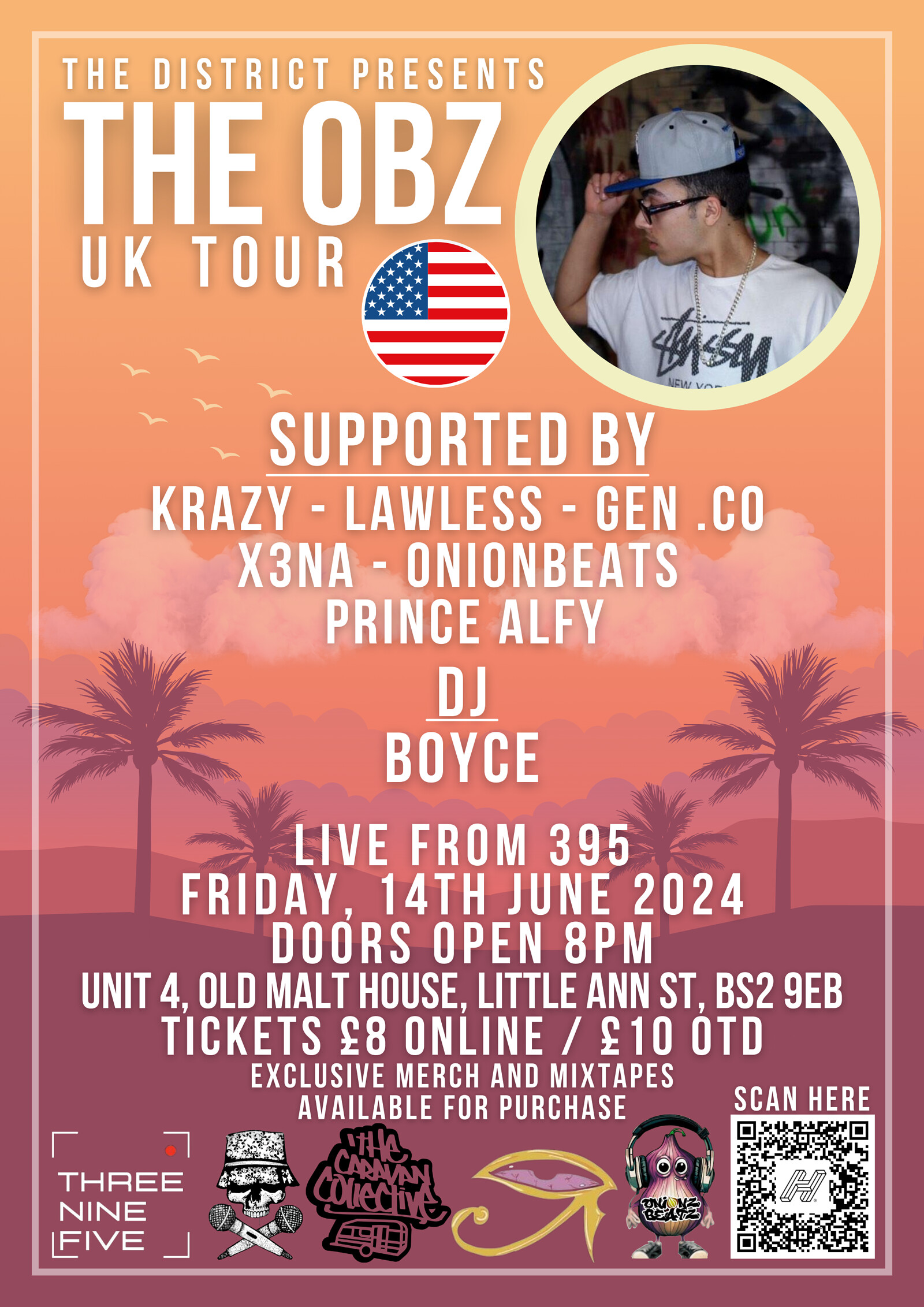 THE OBZ UK  TOUR at 395