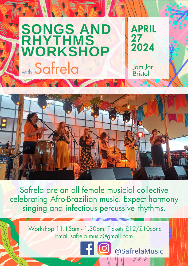 Safrela Workshop at The Jam Jar