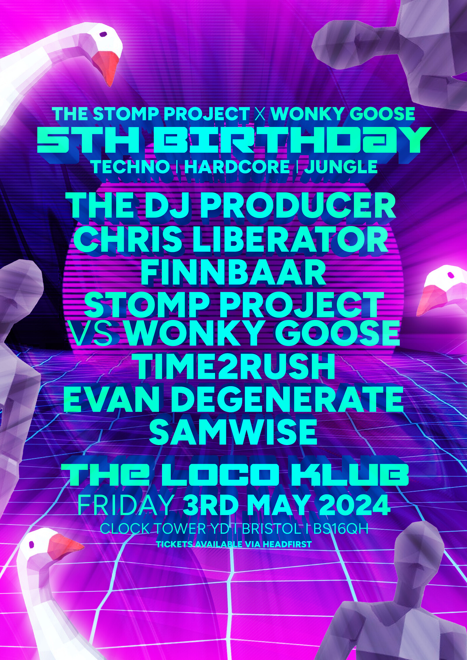 THE STOMP PROJECT X WONKY GOOSE at Loco Klub