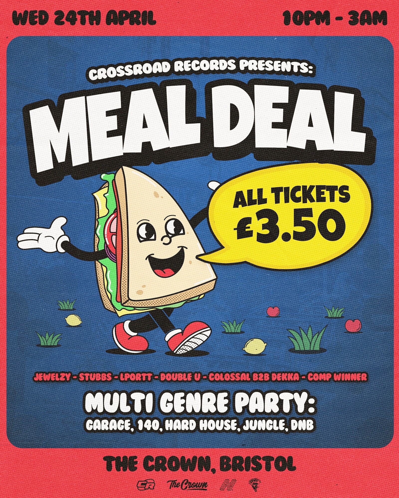 Crossroad Presents: MEAL DEAL at The Crown