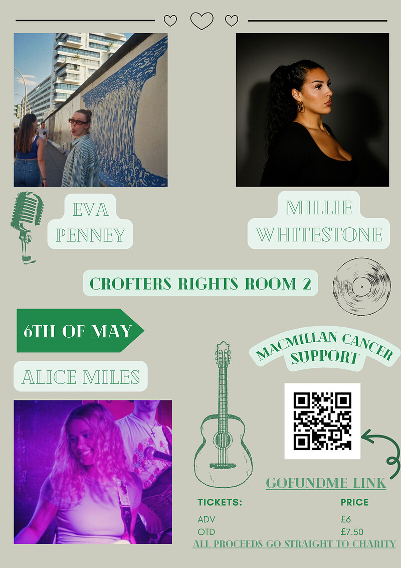 MacMillan Charity Event at Crofters Rights