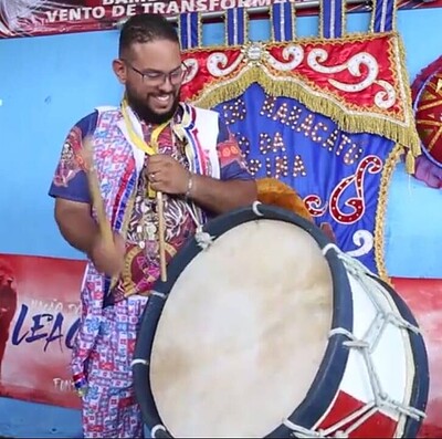 Maracatu Drumming Workshop with Mestre Hugo at Glenfrome Primary School