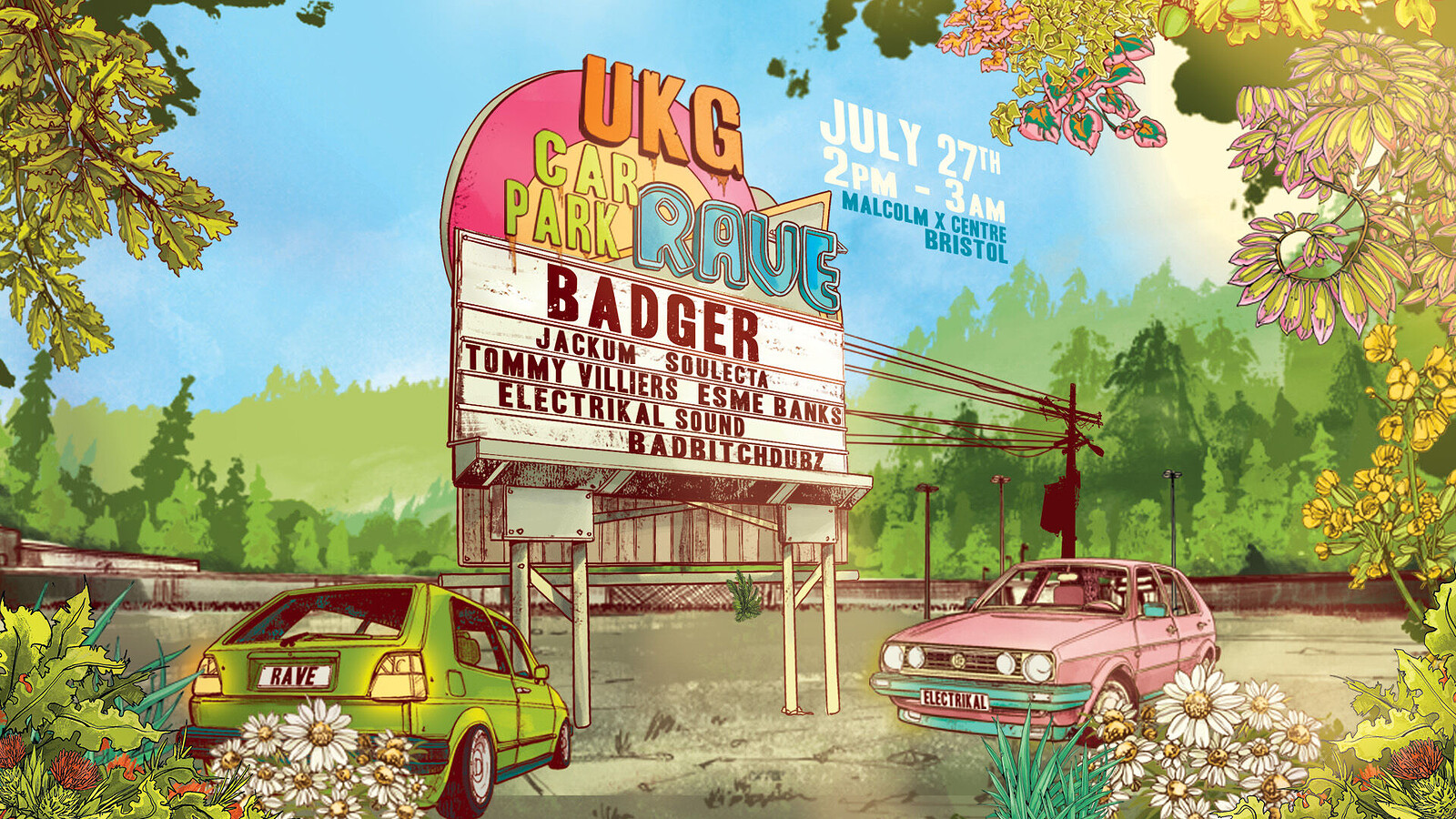 Badger UKG Car Park Rave: Electrikal Sound System at Malcolm X Community Centre