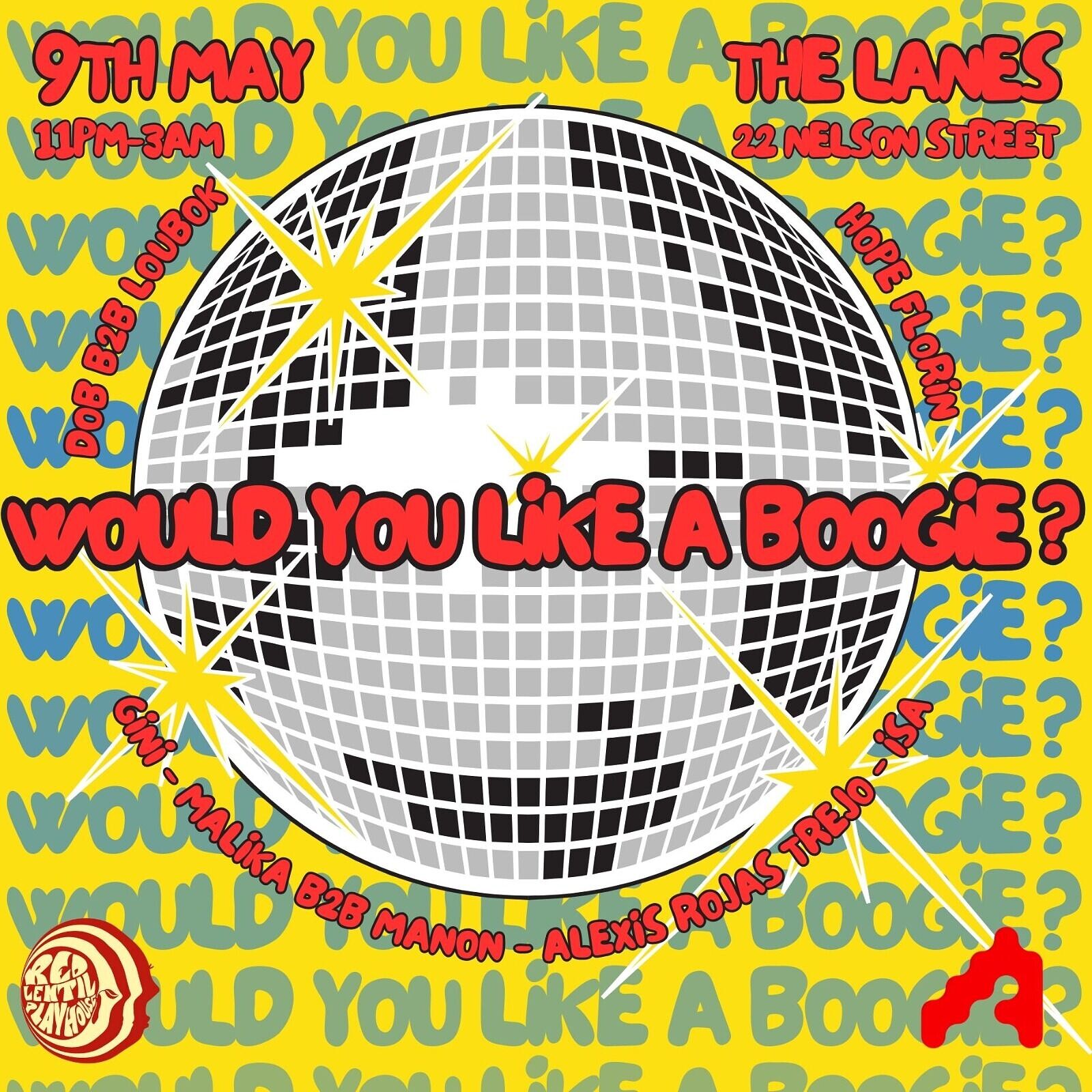 Would You Like a Boogie x Artifex Productions at The Lanes