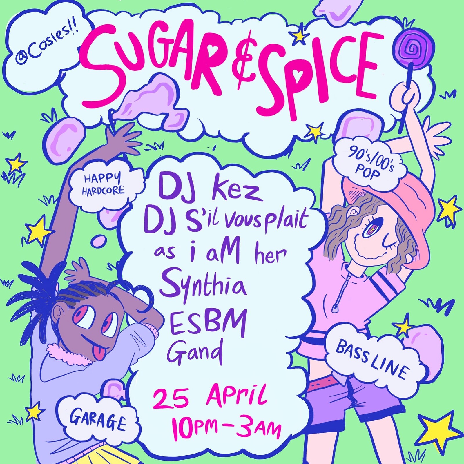 Sugar & Spice at Cosies