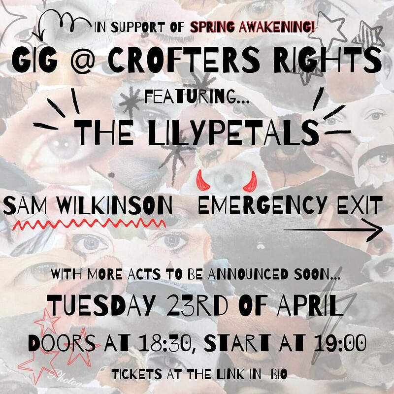Gig at Crofters Rights