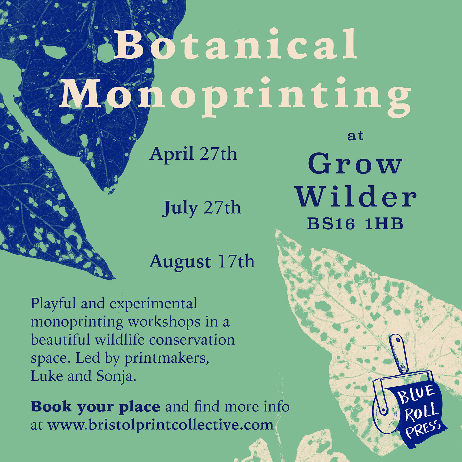 Botanical Printmaking at Grow Wilder AWT