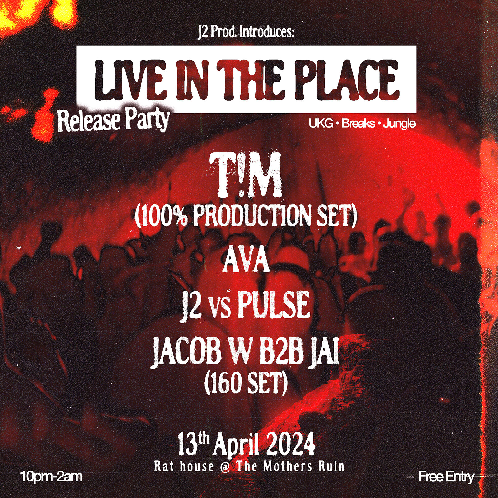 TM : in the place EP Launch Party at The Mothers Ruin