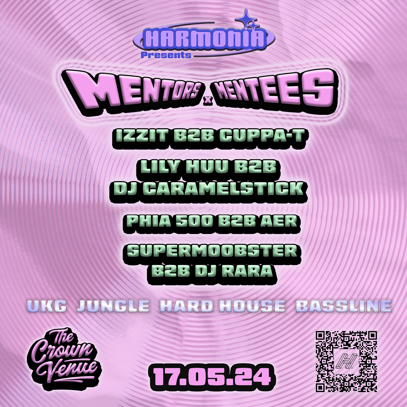 Harmonia Presents: Mentors X Mentees at The Crown