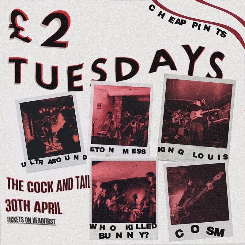 £2 Tuesday at The Cock & Tail