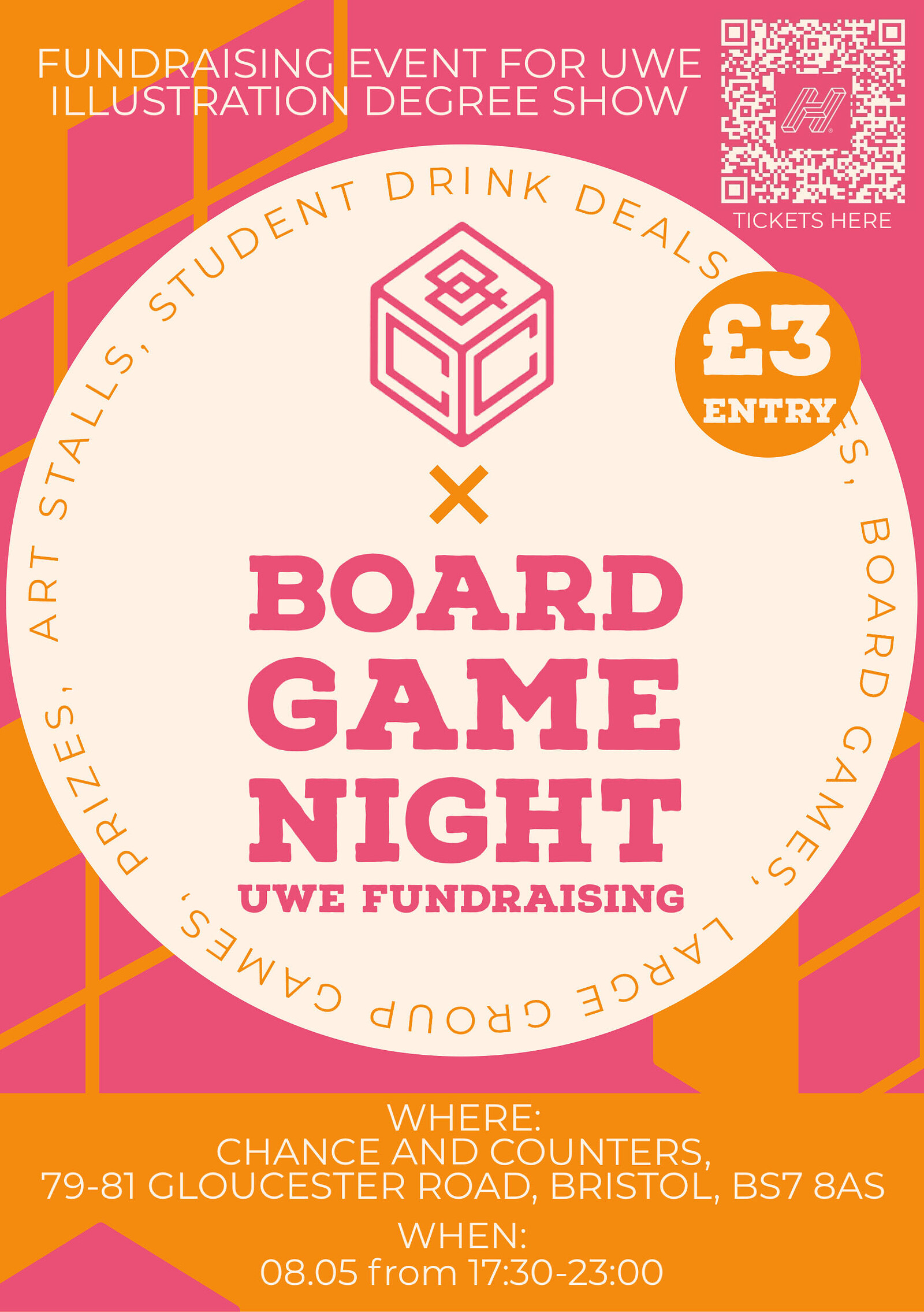 Board Game Fundraising Night at Chance & Counters Gloucester Road