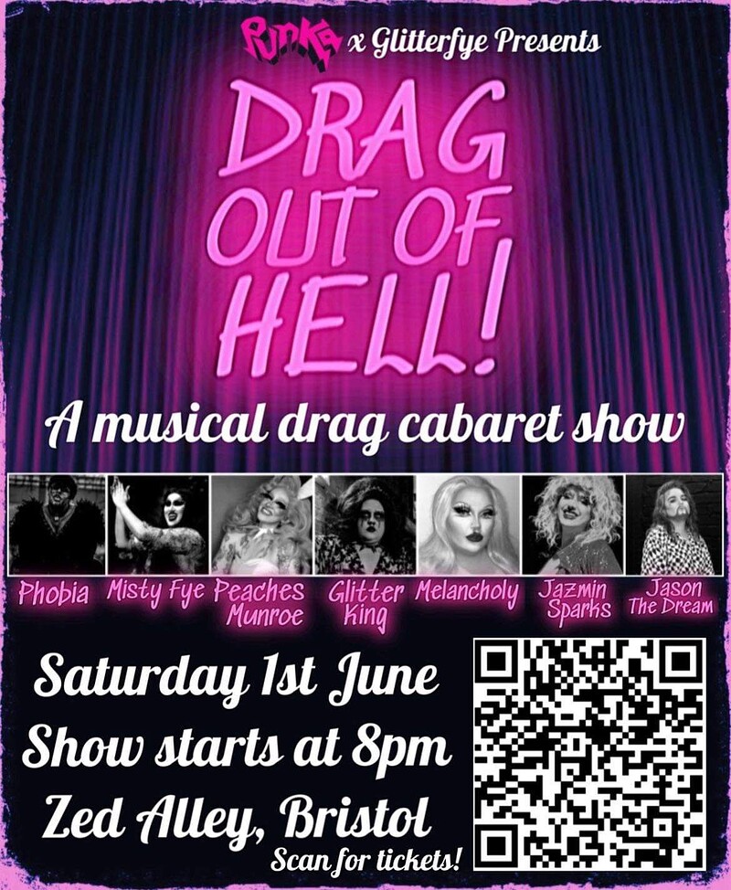 Drag Out Of Hell - A Musicals Drag Cabaret Show at Zed Alley