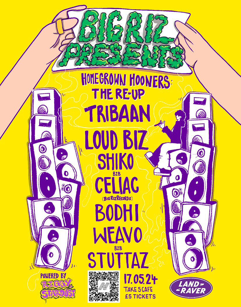 BIG RIZ REC PRESENTS: HOMEGROWN HOONERS - THE REUP at Take Five Cafe