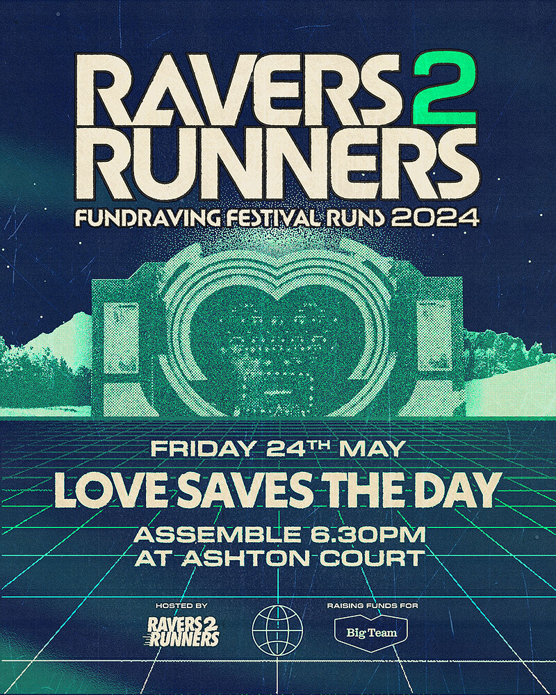 Ravers2Runners X Love Saves the Day Fun Run at Ashton Court