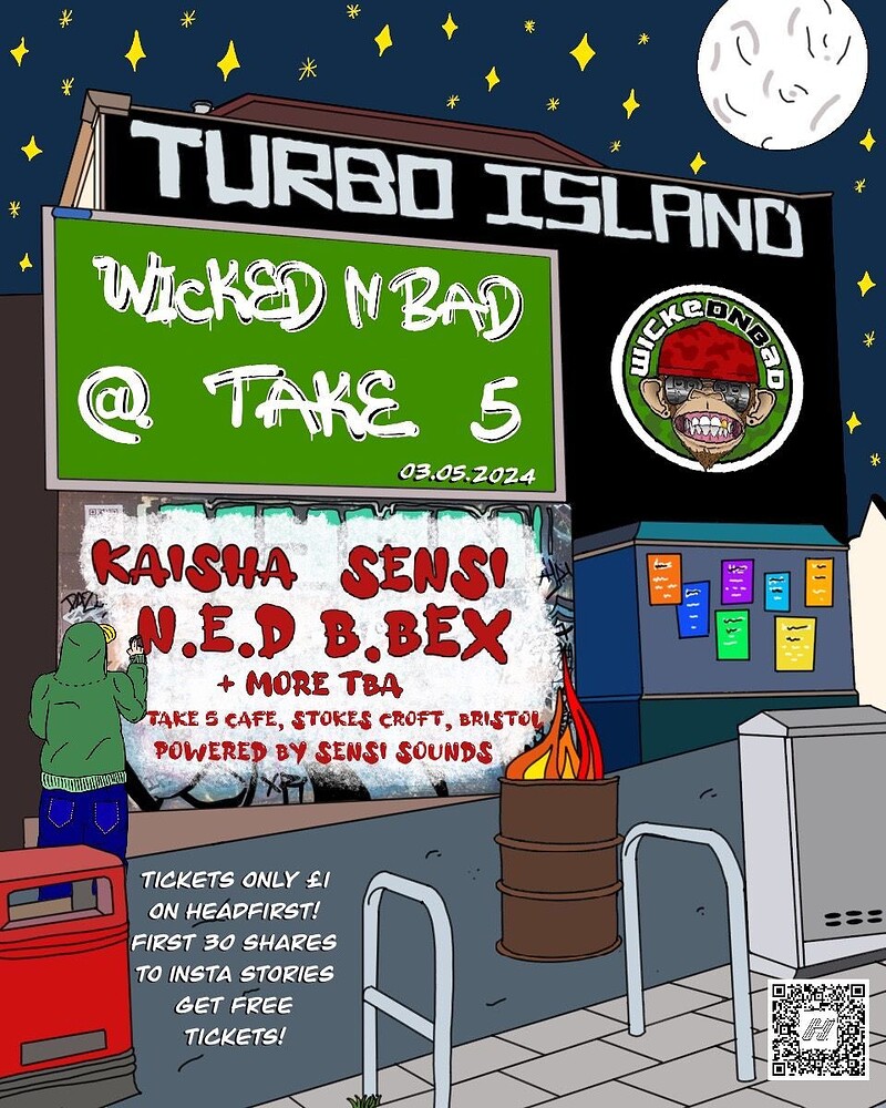 WickeDnBad at Take Five Cafe