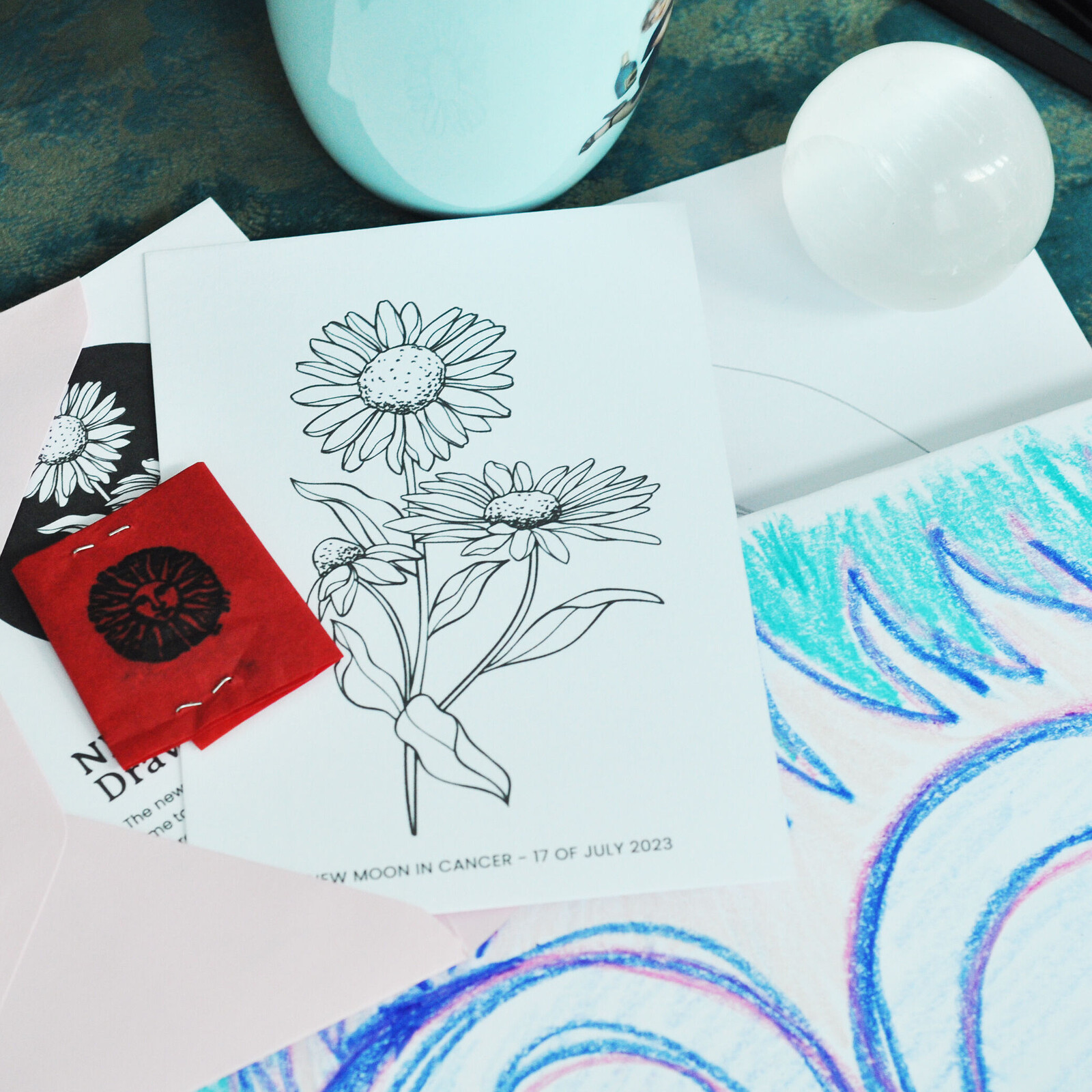 New Moon Drawing Circle - Drawing to Manifest at L'Étoile Studio