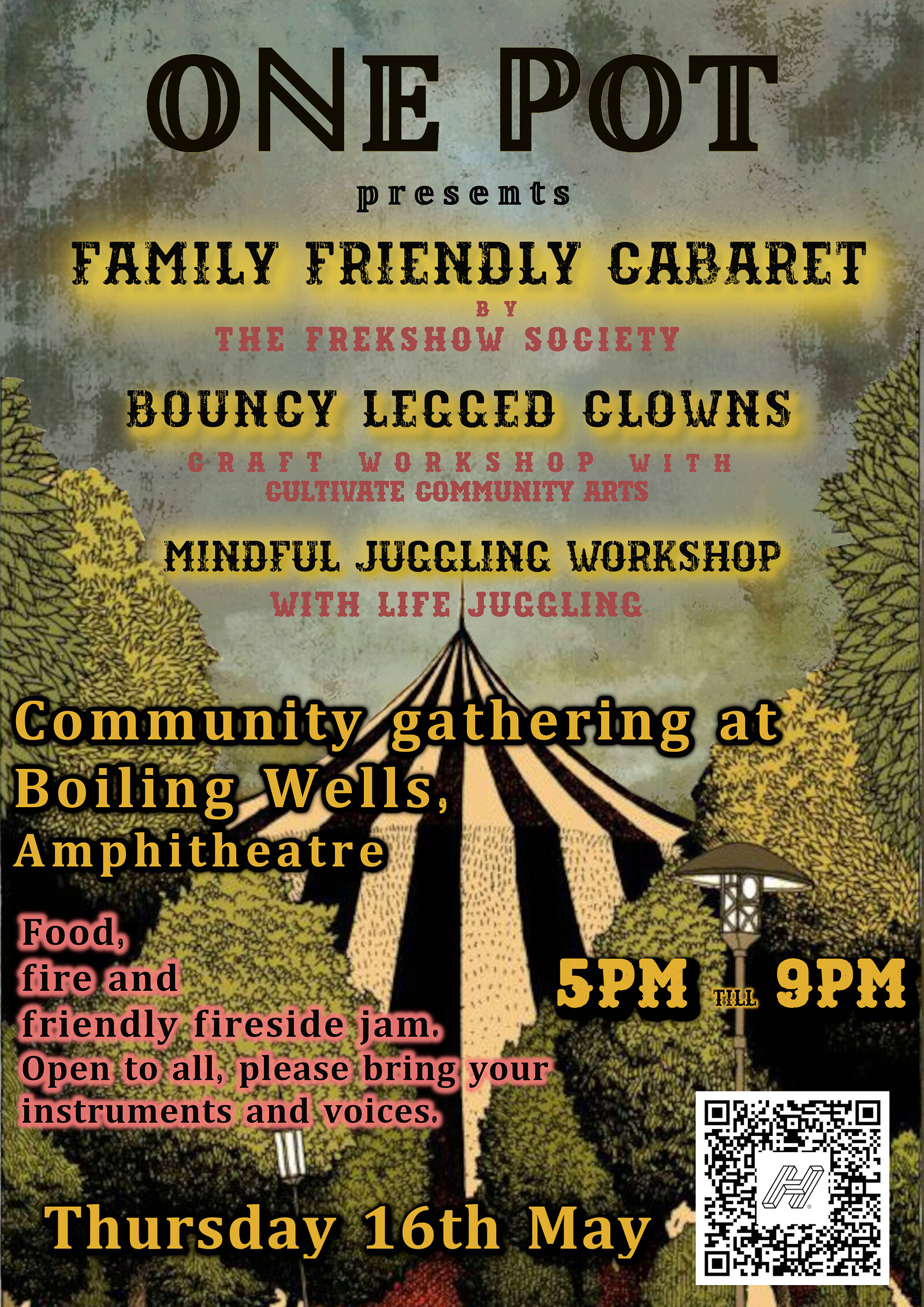 ONE-POT presents at Boiling wells, Amphitheatre