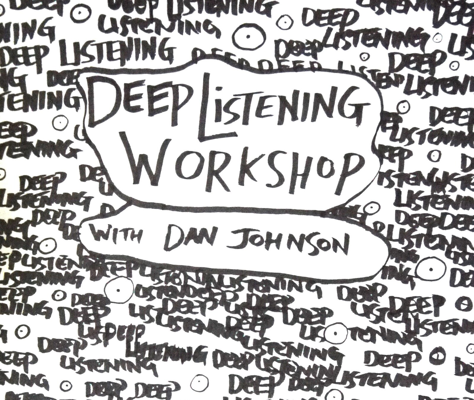 Deep Listening Workshop with Dan Johnson at Cafe Kino