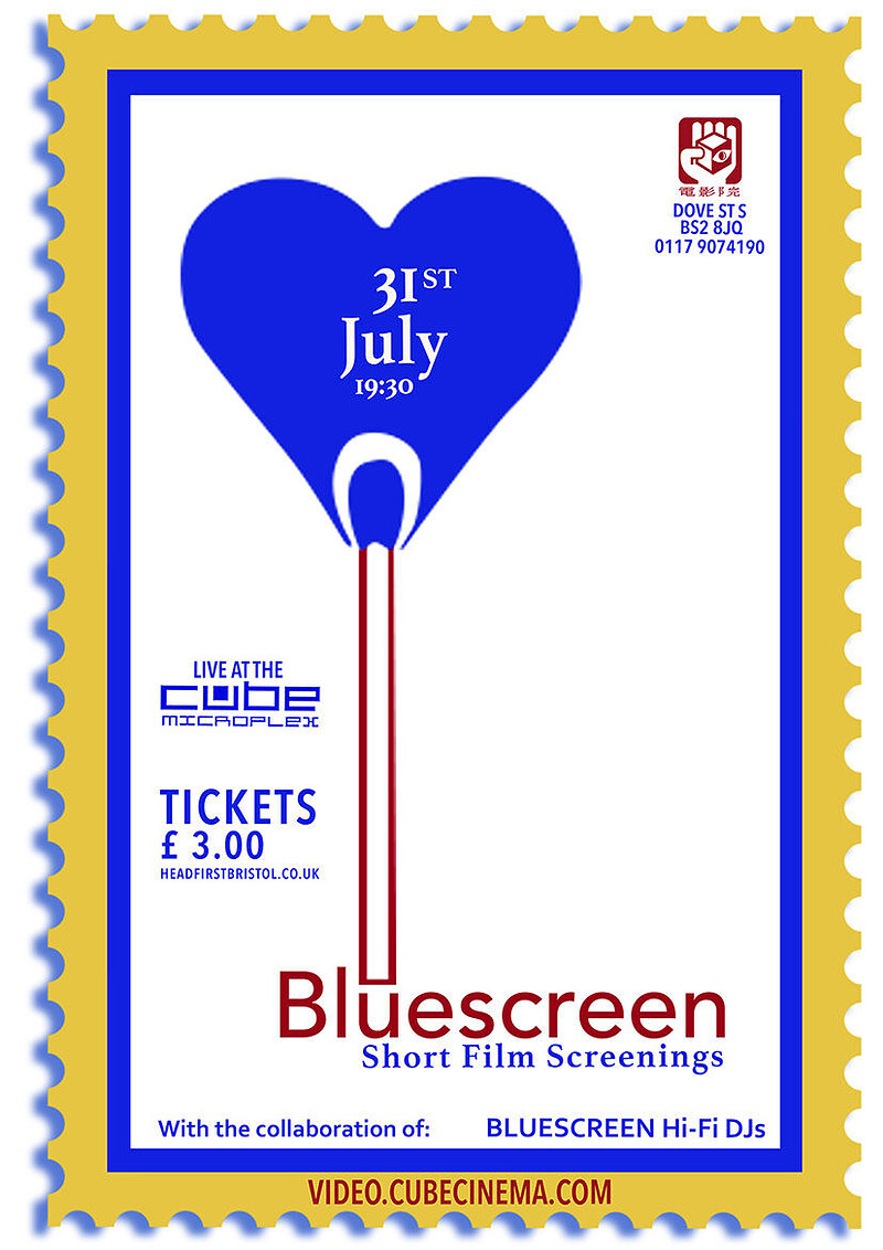 Bluescreen at The Cube